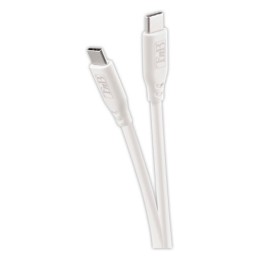 1 Câble USB-C/USB-C silicone - Blanc