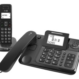 Doro Comfort 4005 - Filaire/sans fil - système de répondeur avec ID d'appelant - DECT - noir