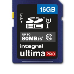 Integral UltimaPro - Carte mémoire flash - 16 Go - UHS Class 1 / Class10 - SDHC UHS-I