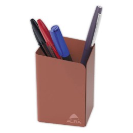 1 Pot à crayons métal - Terracotta