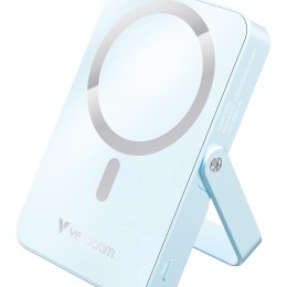 Verbatim Charge 'n' Go Magnetic Wireless Lithium Polymère (LiPo) 10000 mAh Recharge sans fil Bleu