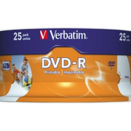 Verbatim 43538 DVD vierge 4,7 Go DVD-R 25 pièce(s)