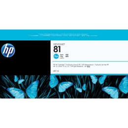 HP 81 original dye Ink cartridge C4931A cyan standard capacity 680ml 1-pack