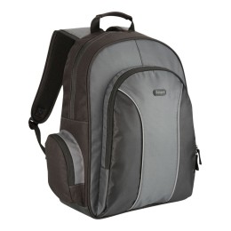 TARGUS ESSENTIAL Notebook Backpac noir  & Grey  / Nylon
