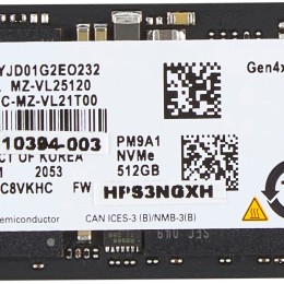 HP 512Go PCIe-4x4 NVMe M.2 SSD