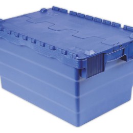 1 Bac navette gerbable 54 litres bleu
