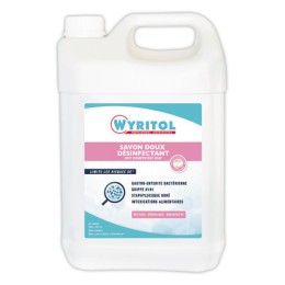1 Bidon de 5 litres de savon liquide désinfectant antibactérien.