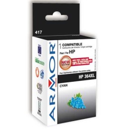 1 Cartouche d'encre ARMOR cyan compatible HP 364XL