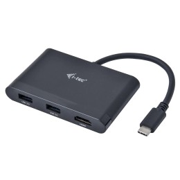 I-TEC USB-C HDMI and USB Adapter with Power Delivery 1xHDMI 4K 2xUSB 3.0 Port 1xUSB-C Power Delivery/Dataport compatible with TB3