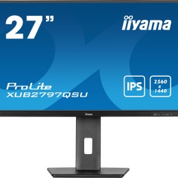 iiyama ProLite XUB2797QSU-B2 écran plat de PC 68,6 cm (27") 2560 x 1440 pixels Quad HD LED Noir