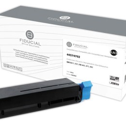 1 Toner FIDUCIAL équiv. OKI 44574702 noir