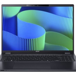 Acer TravelMate P4 16 TMP416-53-TCO - Intel Core Ultra 7 - 155U / jusqu'à 4.8 GHz - Win 11 Pro - Intel Graphics - 16 Go RAM - 1.024 To SSD NVMe - 16" 1920 x 1200 - Gigabit Ethernet - Wi-Fi 6E, Bluetooth - bleu ardoise - clavier : Français