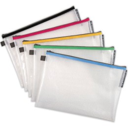 1 Carton de 10 Pochettes souples A4 Exacompta- Coloris assortis
