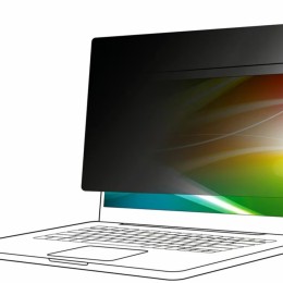 3M Bright Screen Privacy Filter - Filtre de confidentialité pour ordinateur portable (horizontal) - 14" - pour HP ProBook x360 435 G8 Notebook