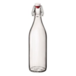 1 Bouteilles 1L en verre avec bouchon