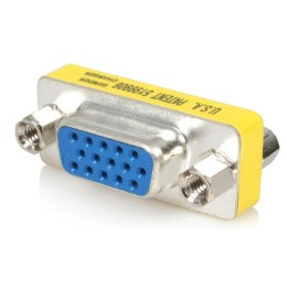 StarTech.com Changeur de genre VGA HD15 slim - Coupleur / Adaptateur VGA vers VGA - Inverseur de genre - F/F - Changeur de genre VGA - HD-15 (VGA) (F) pour HD-15 (VGA) (F) - pour P/N: DP2VGAMM6B, HD2VGAMM6, MXTMMHQ2M, MXTMMHQ30M, MXTMMHQ3M, MXTMMHQ5M, MXT