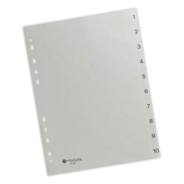 1 Jeu d'intercalaires numériques FIDUCIAL pour format A4 - 10 touches