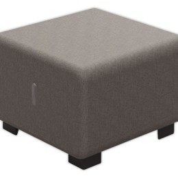 1 POUF 1 PLACE HIZIA GRIS MONTÉE