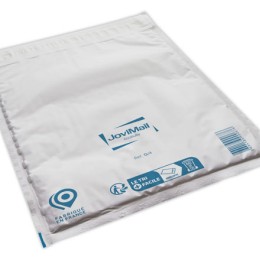 1 Lot de 100 Pochettes matelassées Bulle Polyéthylène24x33cm - Jovimail Ecobulle