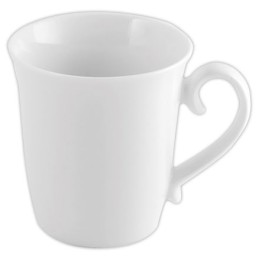 1 Carton de 6 Mugs coniques de 31 cl en porcelaine blanc