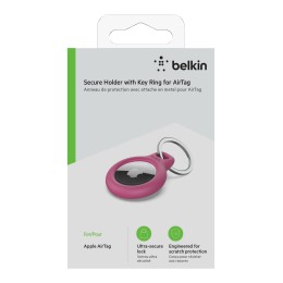 BELKIN Airtag Protection avec porte-clés Rose
