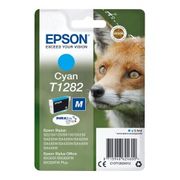 EPSON 1LB T1282 ink cartridge cyan standard capacity 3.5ml 1-pack blister without alarm