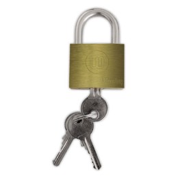 1 Cadenas de sûreté en laiton double ancrage mécanisme à goupilles 40 mm