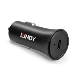 LINDY Single Port USB Type C Car Charger