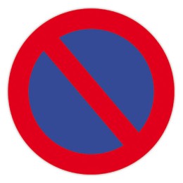 1 Adhésif sol Stationnement interdit