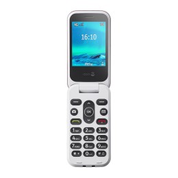 DORO 2880 - 4G téléphone de service / Mémoire interne 17 Mo - microSD slot - 320 x 240 pixels - rear camera 0,3 MP - rouge/blanc