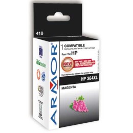 1 Cartouche d'encre ARMOR magenta compatible HP 364XL