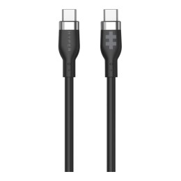 TARGUS Hyper 1.5m Silicone USB-C to USB-C 60W Charging Cable - Black