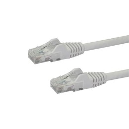 StarTech.com Câble réseau Cat6 Gigabit UTP sans crochet de 2m - Cordon Ethernet RJ45 anti-accroc - Câble patch Mâle / Mâle - Blanc - Cordon de raccordement - RJ-45 (M) pour RJ-45 (M) - 2 m - UTP - CAT 6 - sans crochet - blanc