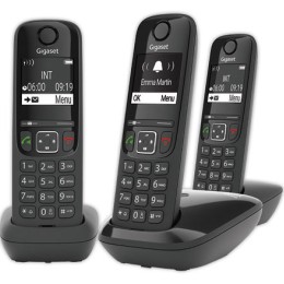 1 Lot de 3 Trio téléphones sans fil Gigaset AS690