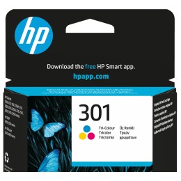 HP 301 original Ink cartridge CH562EE 301 tri-colour standard capacity 3ml 165 pages 1-pack Blister multi tag