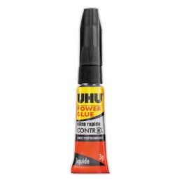 1 Colle cyanoacrylate liquide super puissante UHU 3g