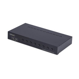 StarTech.com 8-Port DisplayPort KVM Switch w/1U Rack Mount Kit, 4K 60Hz - Commutateur KVM - 8 x KVM port(s) - 1 utilisateur local - de bureau - Conformité TAA