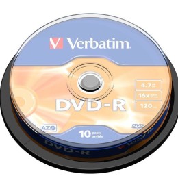 Verbatim DVD-R Matt Silver 4,7 Go 10 pièce(s)
