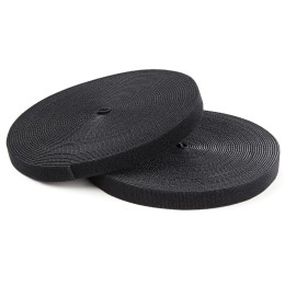 StarTech.com Attaches de câble à boucles auto-agrippantes en vrac - Rouleau de 30,4 m - Sangle pour câbles sur mesure - Noir (HKLP100) - Rouleau d'attache de câble - 30.4 m - pour P/N: CMHOOK1U, HKLP100BL, HKLP100GN, HKLP100RD, HKLP100YW
