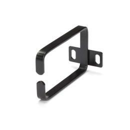 StarTech.com Anneau Métallique Gestion de Câbles Vertical pour Racks de Serveur 1U - Anneau en D Passe Câbles 5,7 cm x 10 cm - Anneau pour passage de câbles - noir - 1U - pour P/N: RACK-18U-20-WALL-OA, RACK-21U-20-WALL-OA, RACK-24U-20-WALL-OA, RK3236BKF,