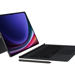 Samsung EF-DX915 - Clavier et étui (couverture de livre) - avec pavé tactile - rétroéclairé - POGO pin, Bluetooth - noir clavier, noir étui - pour Galaxy Tab S9 Ultra