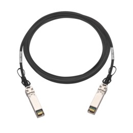 QNAP CAB-DAC50M-SFPP - Câble d'attache directe 10GBase - SFP+ (M) pour SFP+ (M) - 5 m - twinaxial - pour QNAP QSW-M2106-4C