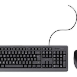 Trust Primo clavier Souris incluse Bureau USB AZERTY Français Noir