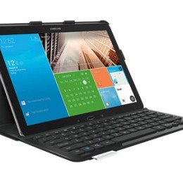 LOGITECH PRO Protective case with full-size keyboard For Samsung Galaxy NotePRO 12.2 and Samsung Galaxy TabPRO 12.2 - CARBON BLACK -