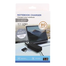 TNB Universal Power Supply For Notebooks Up To 17p Compatible With Most 19V Powered Notebooks 90W Max 9 Adapters