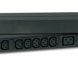 APC BANDEAU DE PRISES BASIQUES -IEC C20 EN ENTREE 10 SORTIE IEC C13 2 SORTIES IEC 19 - RACK 1U HORYSONTAL