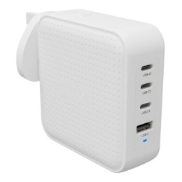 TARGUS Hyper HyperJuice 100W USB-C GaN Travel Charger 3C+1A - White