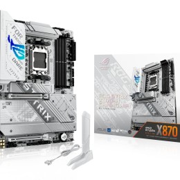 ASUS ROG STRIX X870-A GAMING WIFI - Carte-mère - ATX - Socket AM5 - AMD X870 Chipset - USB4, USB 3.2 Gen 2, USB-C 3.2 Gen2, USB 3.2 Gen 1, USB-C 3.2 Gen 2x2 - Wi-Fi 7, 2.5 Gigabit LAN, Bluetooth - carte graphique embarquée (unité centrale requise) - audio