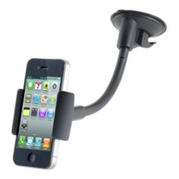 DLH - Support pour voiture pour téléphone portable - noir