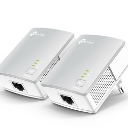 TP-LINK 500Mbps Nano Powerline Adapter Starter Kit Homeplug AV Multistreaming Plug and play 500Mbps powerline data rate Twin Pack